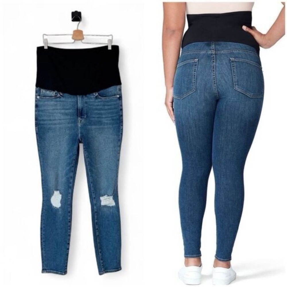 Good American Good Mama maternity jeans size: 2/26
